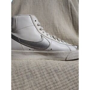 Nike Blazer Mid 77 Vintage White Silver Sneakers Shoes Fashion Sneakers US‎ 6